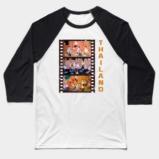 Thailand Historical Culture Illustration Baseball T-Shirt